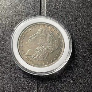 1879CC Morgan silver coin dollar